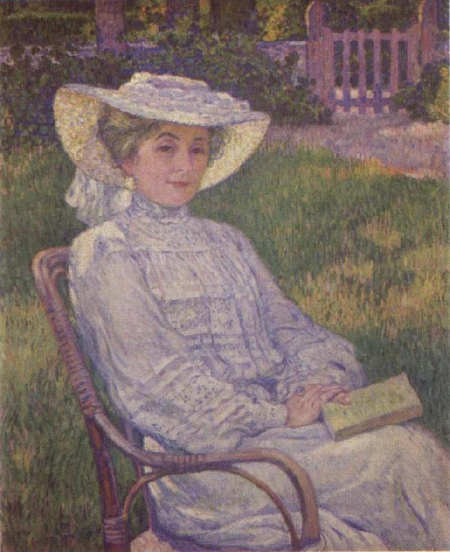 Theo Van Rysselberghe The Woman in White Germany oil painting art